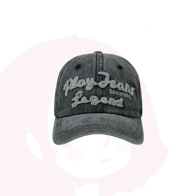 

Солодкі круті крихітки/кепка з гострим верхом чоловіча ретро ніша кампуса бейсболка жіноча вишита наклейка хіп-хоп капелюх Adjustable темно-сірий