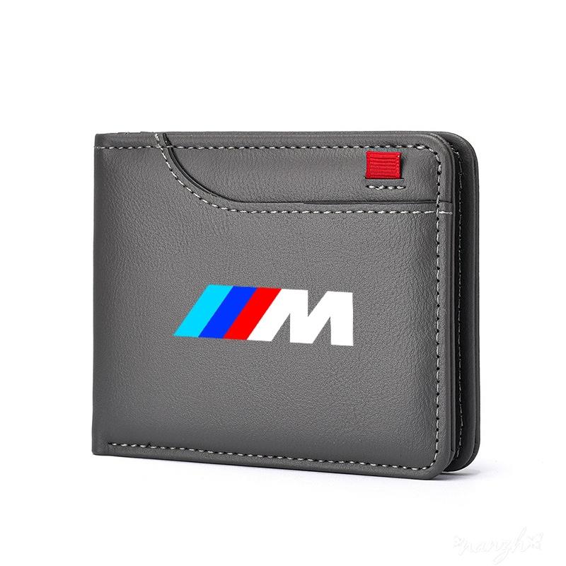 Car Wallet Leather Mini Credit For BMW E46 E90 E60 F10 E39 F30 E36 F20 E91 E30 G30 G20 Card Purse Portable Small Wallet Keychain cyhk37