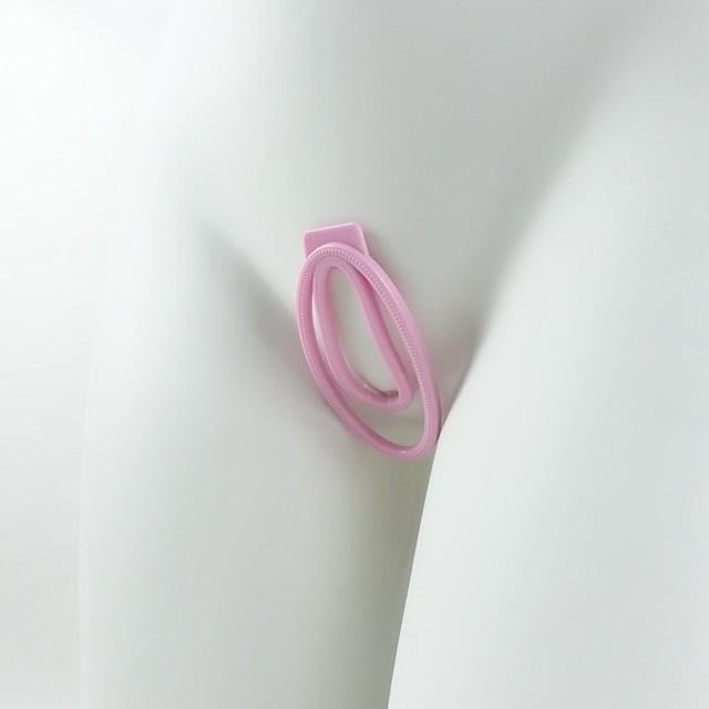 Hollow Fw Penis Hide Clip Chastity Lock Male Panty Chastity Device False Pussy Training Clip Cock Cage Sexy Toys for Men Sextoy