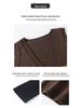 Hengyuanxiang Two-Piece Knit Vest Dress Set: Mid-Length Sweater Dress, Slimming & Tummy-Concealing for Autumn/Winter.