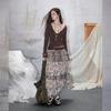 unifree Spring 2026 Plus Size Korean Style Color Block Loose Knit Set