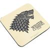 Sous-verre - Game of Thrones - Lot de 4 - Imprimé Sigils - Blanc - Taille Unique