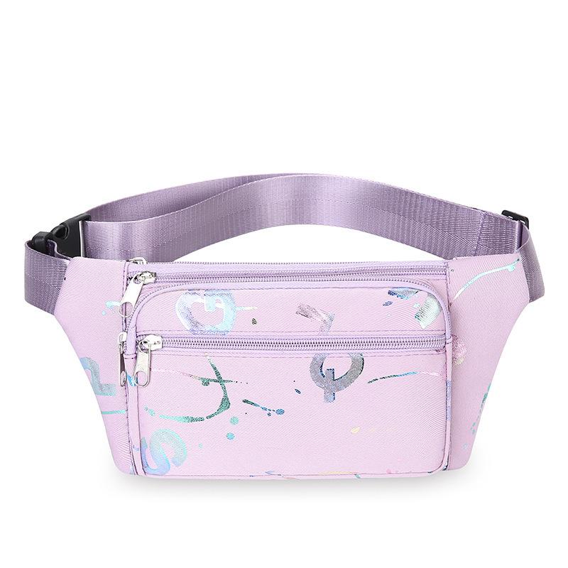 Heuptasjes Dames Bronzing Print Riemtas Mode Taille Tassen Crossbody Tassen Bum Bag Hardlopen Reizen Workout Taille Tas