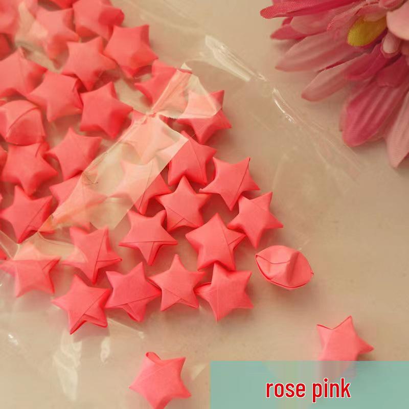 Wish Bottle: Creative Lucky Star Folded Gift for Men, Women, and Friends - Perfect for Birthdays or Valentine's Day DIY.