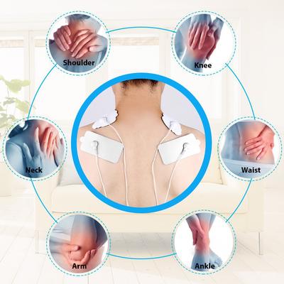 10/20 Pièces Coussinets d'Électrodes Gel Pour TENS Acupuncture Machine de Physiothérapie Minceur Impulsion Ems Stimulateur Musculaire Masseur Autocollant