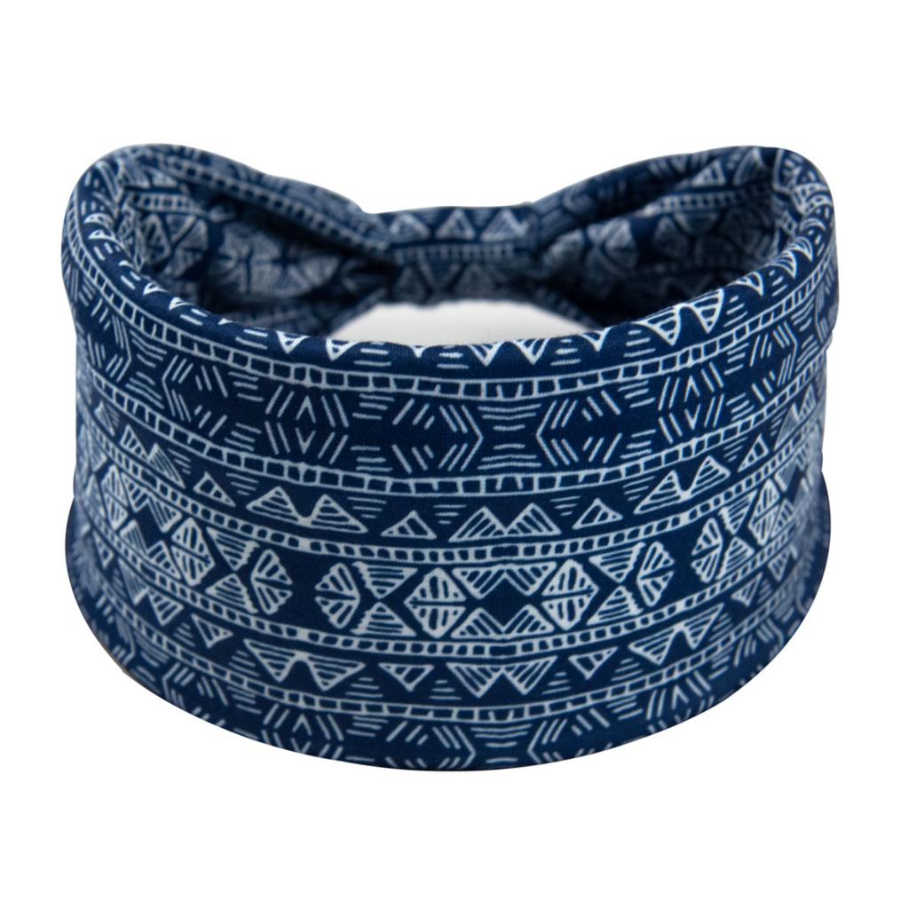 Bohemian Cashew Yoga Übung Stirnband Anti Schweiß und Feuchtigkeit Absorbieren Elastische Baumwolle Stirnband Knoten Stirnband
