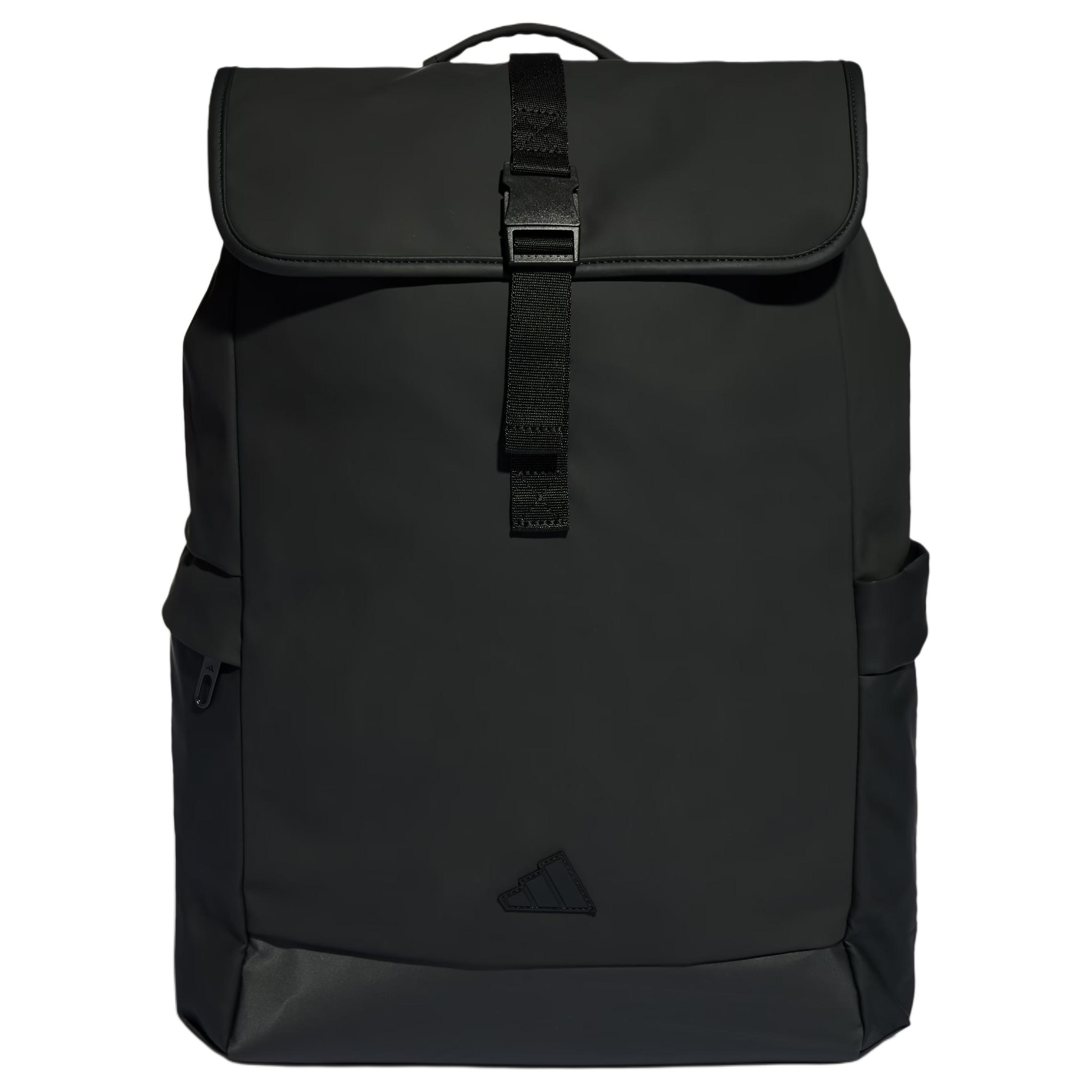 Adidas 22.6L Minimalist Versatile Commuter Flap Sports Backpack Large Unisex backpack Black IA7500 Black