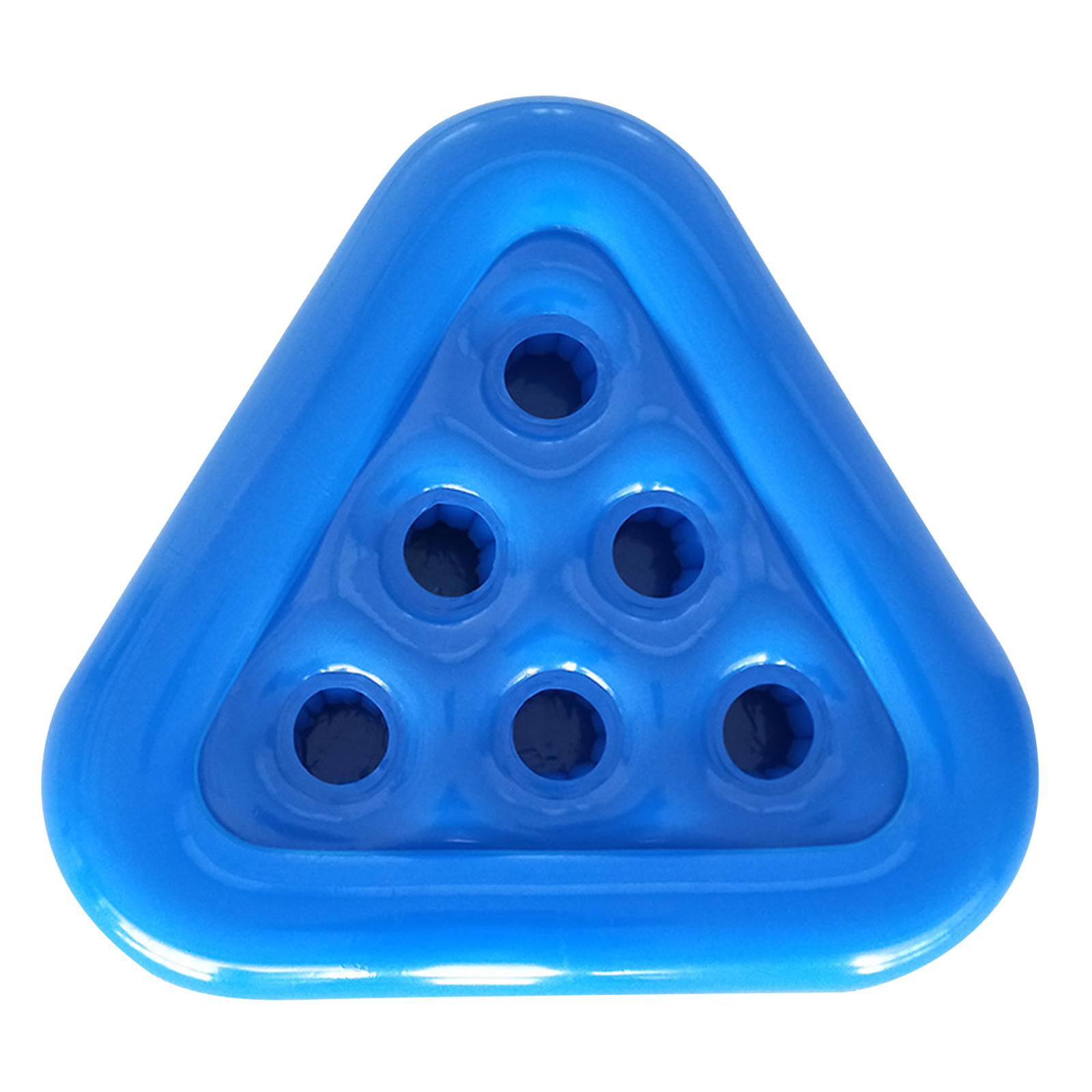 

#L Floating Inflatable Triangle Drinks Cup Holder Swimming Pool Table Bar Tray