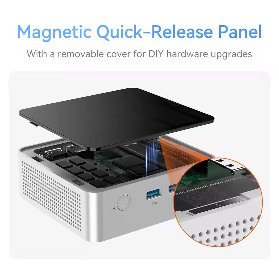 ERVPES M1 NEUER Mini-PC Intel I5-8257U Windows 11 Pro 4-Kern 8-Thread 8GB + 256GB / 16GB + 512GB WiFi 6 Mini-Computer-PC