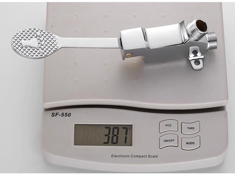 Fußbetätigtes Vollkupfer-Armaturventil für Krankenhaus- und Laborwaschbecken