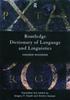 Buch Routledge Dictionary of Language and Linguistics