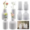 Silicone Vase Molds,Cylinder Epoxy Resin Casting Molds for DIY Crafts Vase,Home Decors Dry Flowers Holder Bottle Mold