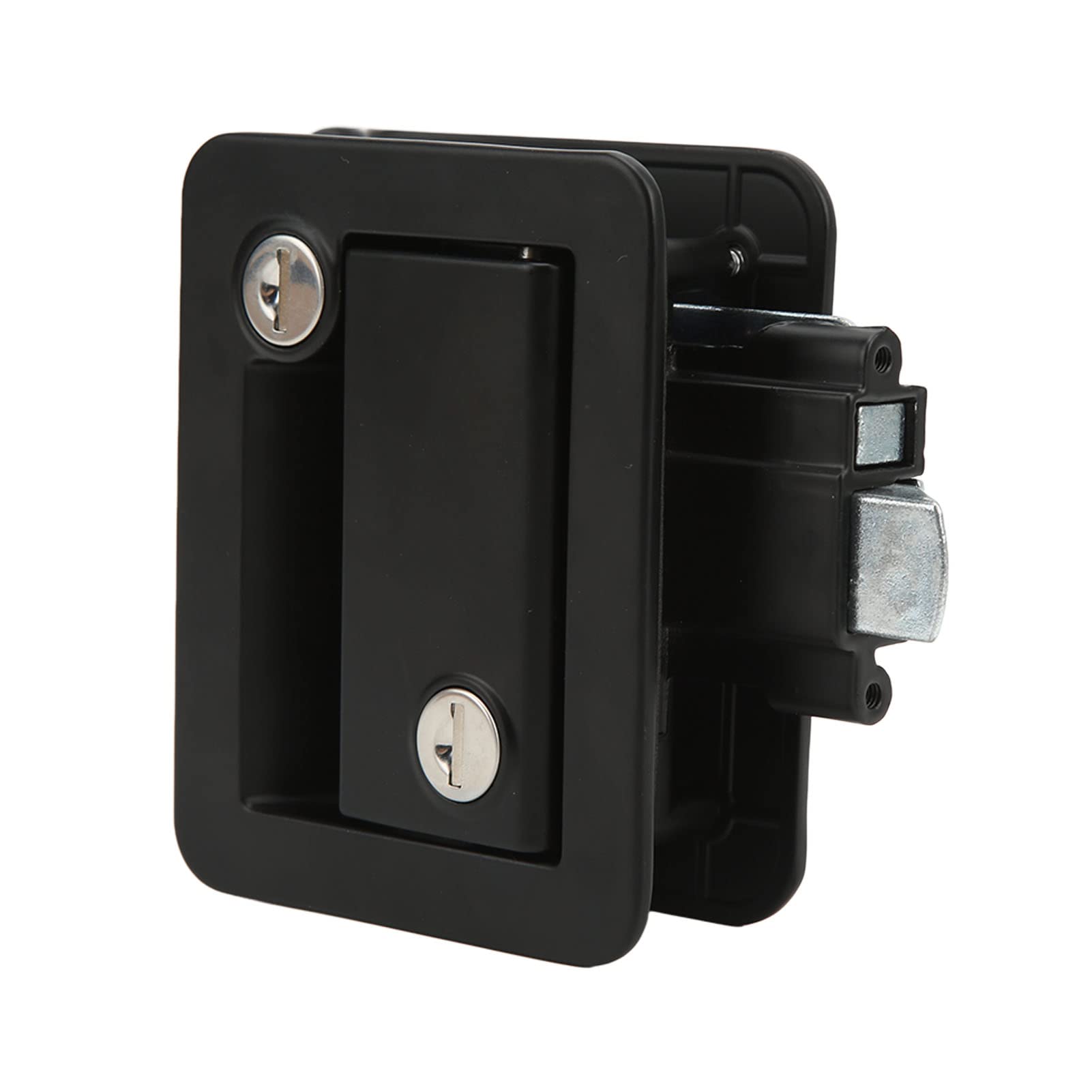 

Замок входной двери для туристического прицепа, замок двери кемпера, черная защелка двери для туристического прицепа кемпера