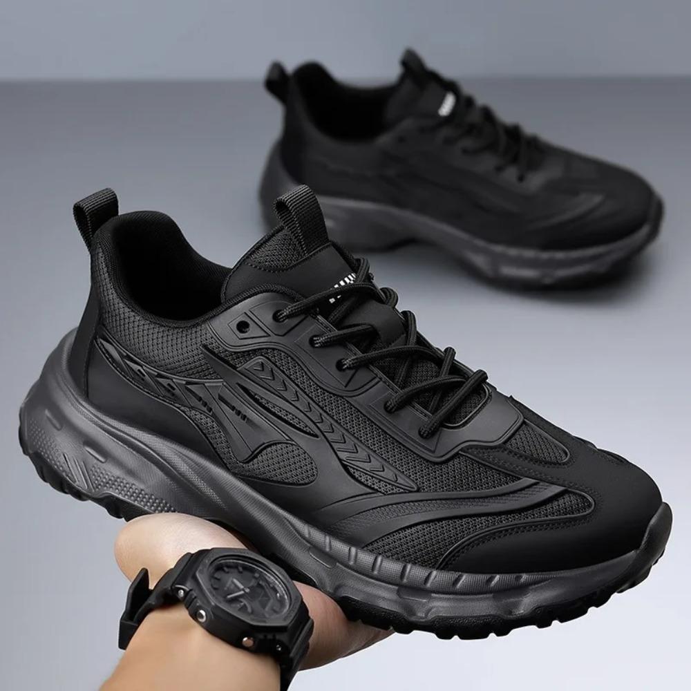 Sommer Neue Mesh Sportschuhe Für Teenager Dicke Sohle Atmungsaktiv Lässig Trendig Jugend Bequem Erhöhende Schuhe Laufschuhe