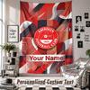 Custom Tapestry Wall Hanging, Aberdeen FC Personalized Name Text Home Wall Decor