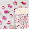 1 piece5D Cute Fruit Jelly Nail Stickers Red and Green Apple High Quality Nail Stickers New Embossed Nail Art Decoration Sticker