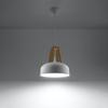 Lampa Wisząca Satura 1 E27 Biały  Wood Lumilo 03.423.88