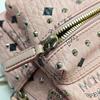 [Pre-Owned] Studded Monogram Coated Canvas And Faux Leather Backpack Small - Fair #IQDF3N