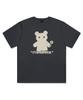 PAGESIISII Nothing Special Printed Short Sleeve T-Shirt Charcoal