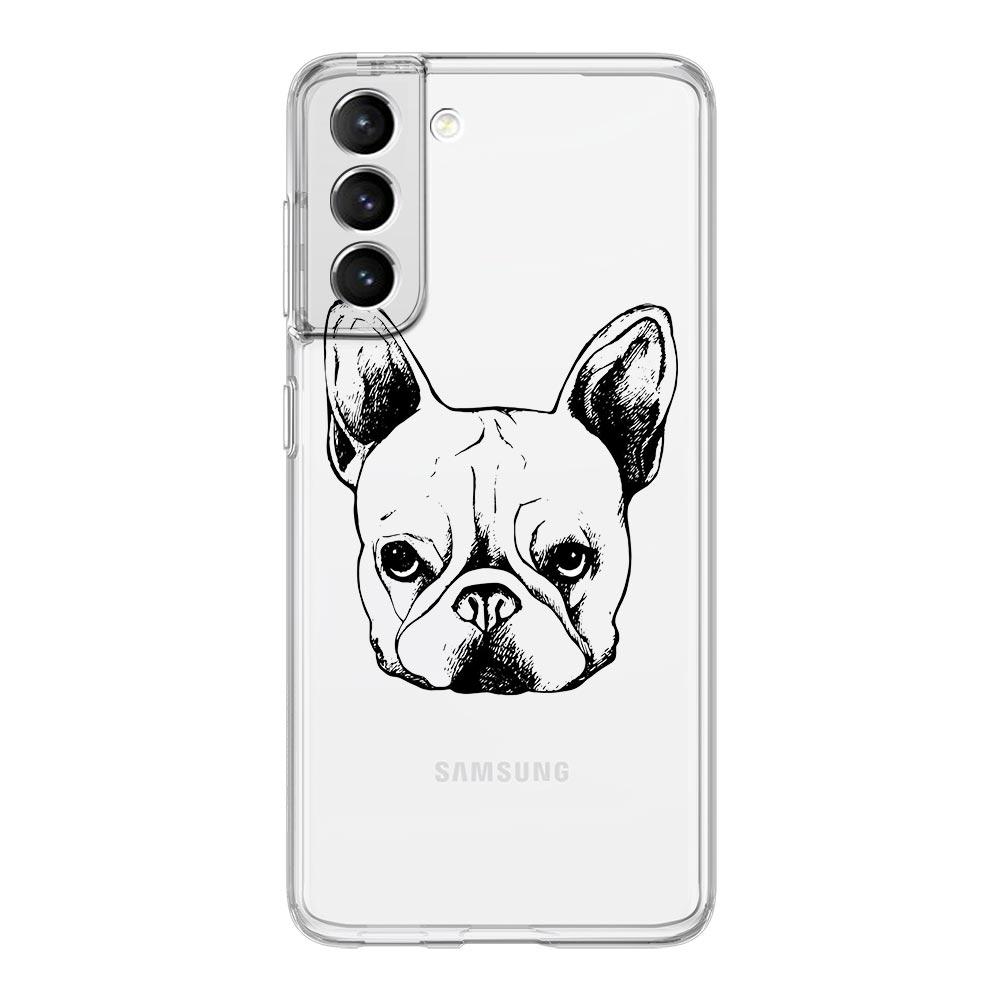 French Bulldog Phone Case For Samsung Galaxy S23 S22 Ultra S20 S21 FE 5G S10 S10E S9 S8 Plus 4G Soft Silicone Clear Cover Couqe