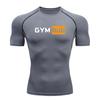 Gym Hub Printed Men's Compression T-Shirt Gym Workout Sport Quick Dry Tight Shirts Outdoor Training Fitness Elasticity Tops Tee