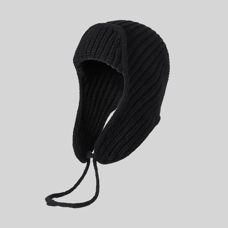 Cute New Young Women Daily Use Performance Ear Protection Country Style Knitted Beanie Hat
