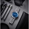 BUREI Men's Analog Quartz Watch Waterproof Casual Stainless Steel Band