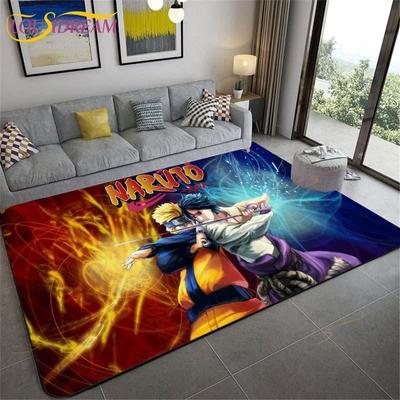 Naruto Rug Cartoon Carpets Anime Carpet Living Room Tea Table Mats Bedroom Rug Washable Floor Mats Household Area Mat Gift