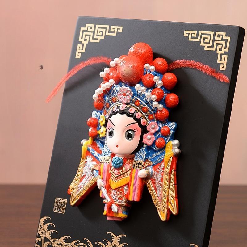 China Traditional Peking Opera Facial Makeup Ornaments Business Gift Souvenirs Home Decor Crafts Wedding Birthday New Year Gift