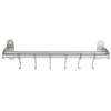 Wall Mounted Storage Shelves Pot Lid Rack Utensil Hanger Hook Kitchen Gadgets AccessoriesDual Rods