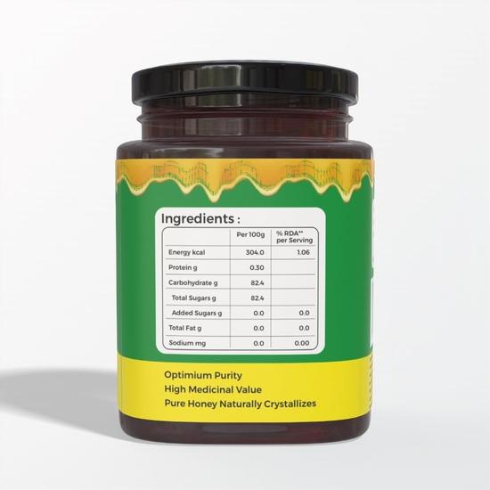 Nexra Moringa Honey 500g | Pure Natural Sweetener | Rich In Antioxidants | Boosts Energy & Immunity | Moringa Flower Honey