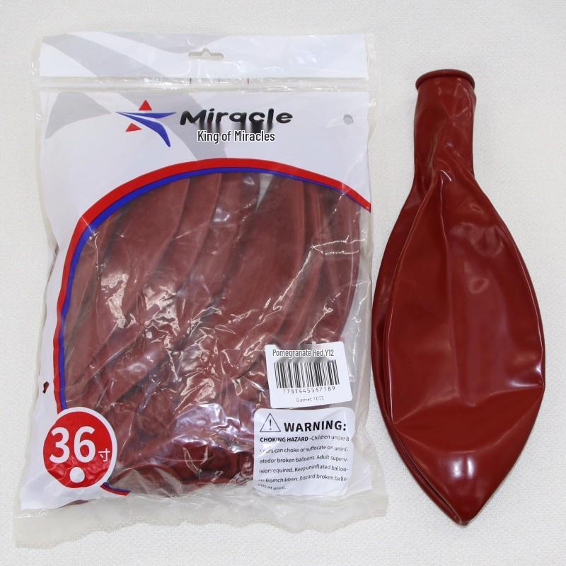 Miracle Star 36" Transparent Latex Balloon for Birthday, Party, Wedding Decor