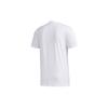 adidas T Shirts Men's White Crew Neck Moderate Straight Fit FM6102