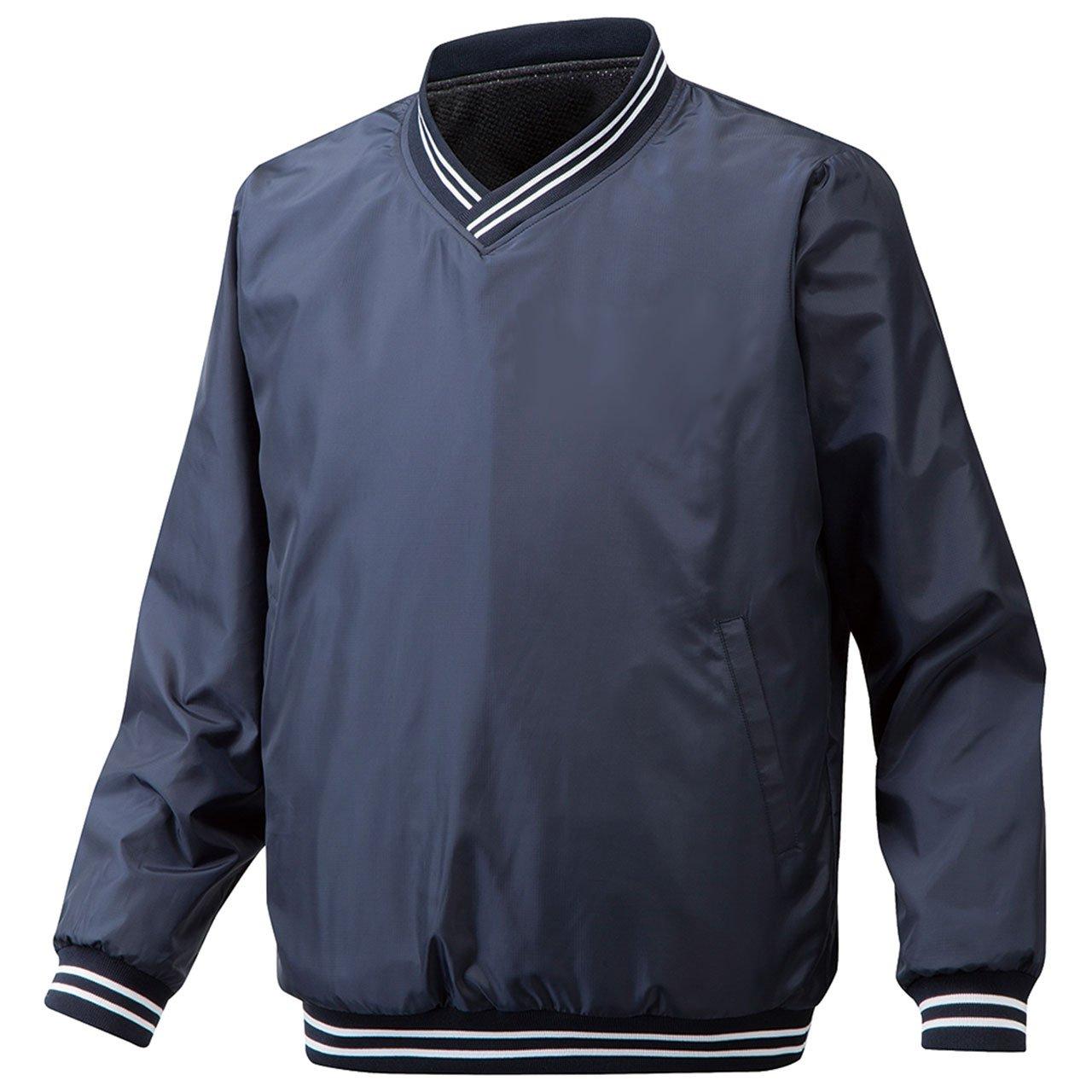 

куртка подкладка дышащая термо 12JE6V02 Navy XO [Mizuno] V-образный вырез (14)