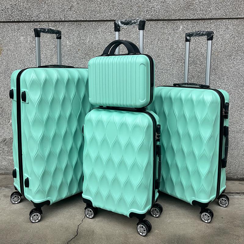 Universal Trolley Case Set: 28"/24"/20"/12" ABS Luggage with Wheels