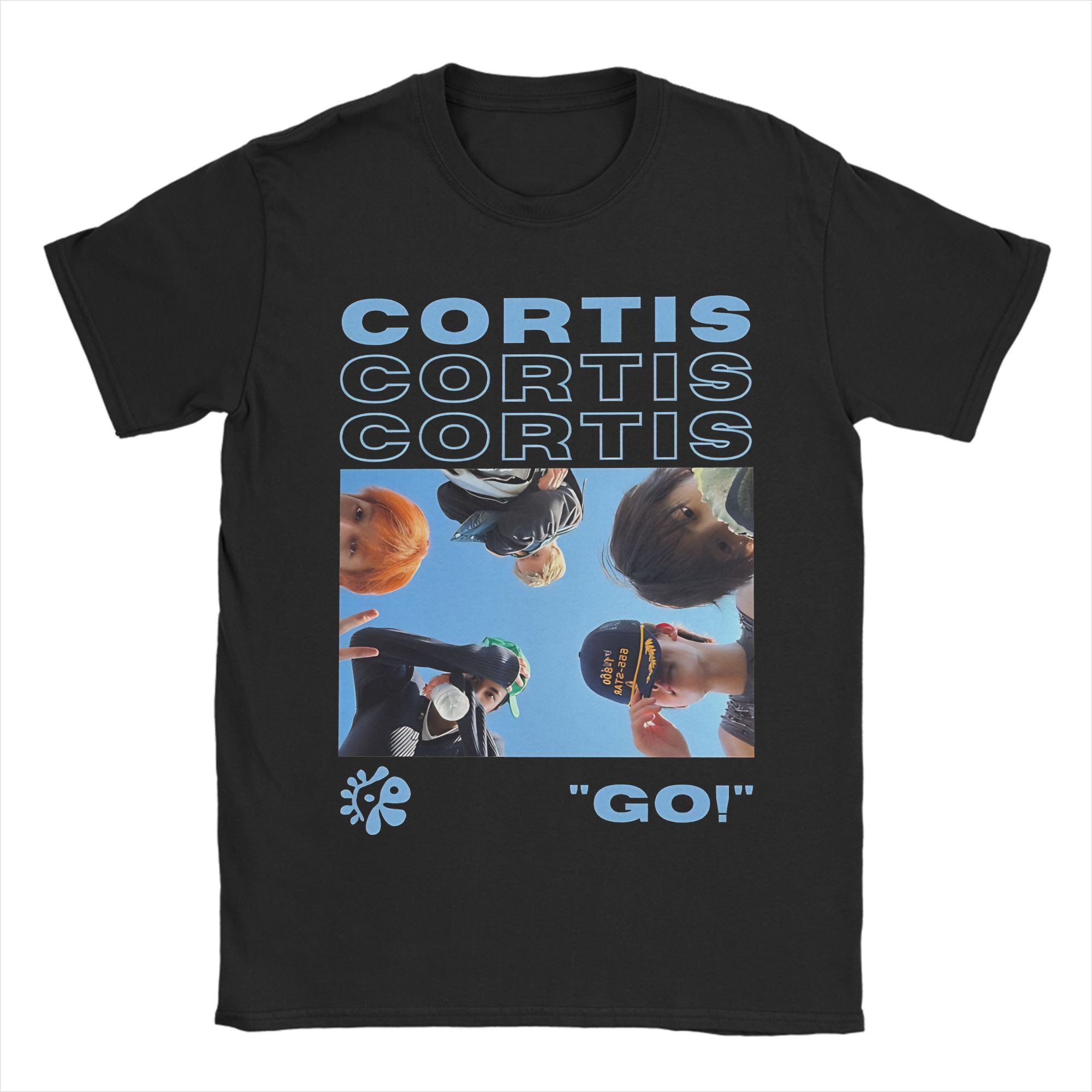 

CORTIS Корейський Хлопчачий Гурт Чоловічі Футболки Божевільна Футболка З Коротким Рукавом З Круглим Вирізом Бавовняний Літній Одяг S