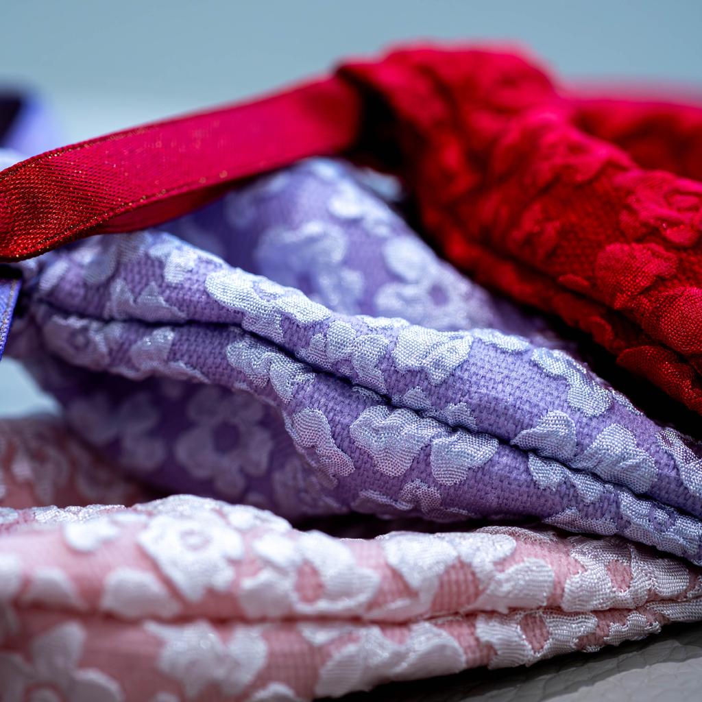 10Pcs Jewelry Bag Flower Embroidery Wedding Gift Bags Traditional Brocade Drawstring Storage Pouches Package