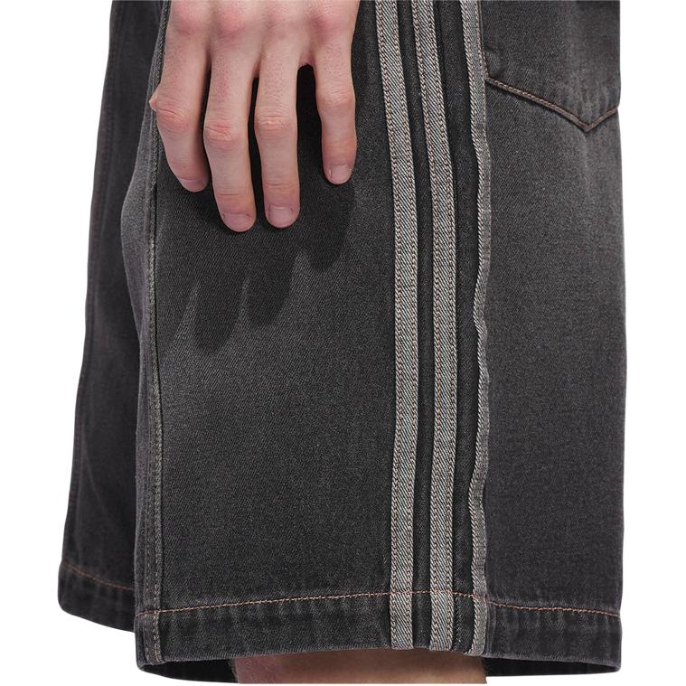 Adidas Originals Fashion Soft Comfortable Versatile Denim Shorts Men shorts Black JX5468