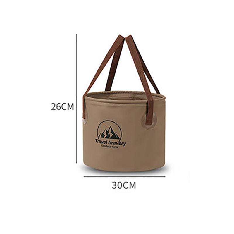 Foldable Bucket Outdoor Multifunctional Bucket Portable Waterproof Travel Bucket Durable Large Capacity Camping Fishing Bucket