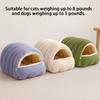 2025 New Pet Bed Detachable Dog Tent Doghouse Warm Cat House Cleaning Thick Insulation and Comfortable Plush for Cats