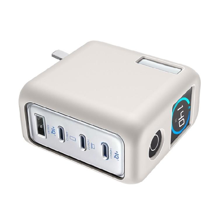 

Защитный силиконовый чехол для корпуса адаптера питания Zolo140W, амортизирующие, термостойкие материалы, пыленепроницаемая поверхность серый