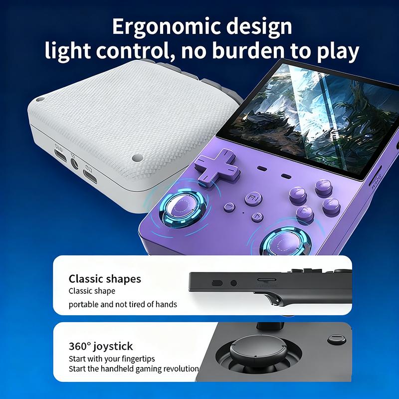 Open Source Retro L35 Handheld Built In 10000 Games 64G 3.5-inch Display Screen Portable IPS Screen Classic Gaming Console Gift