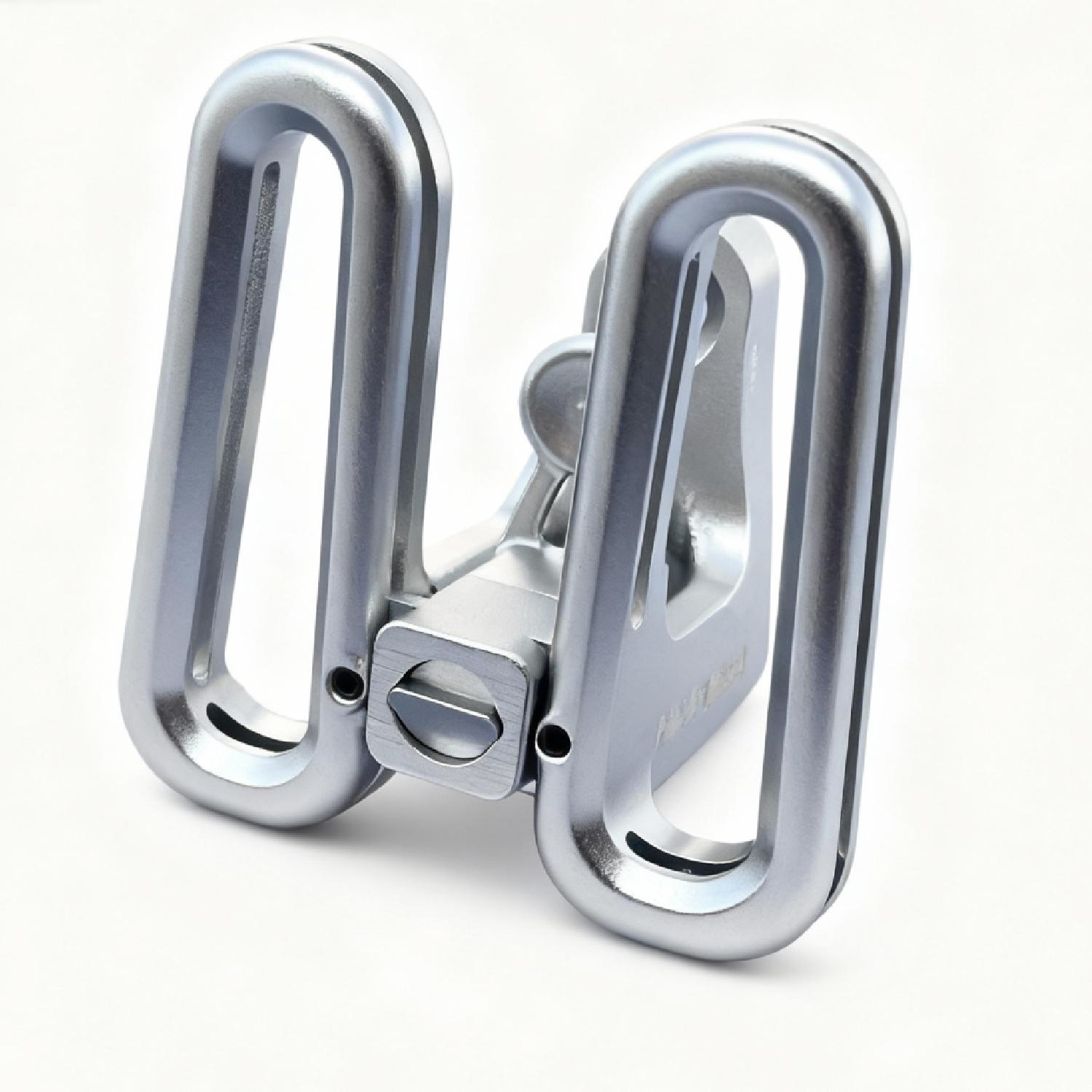 Minimods BROMPTON Folding Bicycle - Precision CNC Machined All-Aluminum Frame, Exceptional Performance серебряный