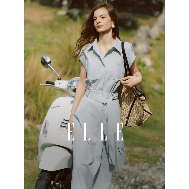 

Женское рабочее платье-рубашка без рукавов от ELLE M