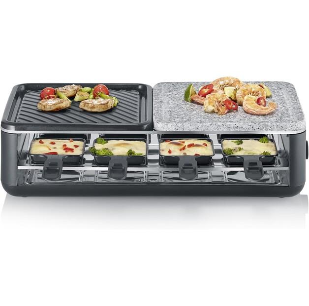 Раклетница Severin RG 2366 Black Line Lite Naturstein (2366000)