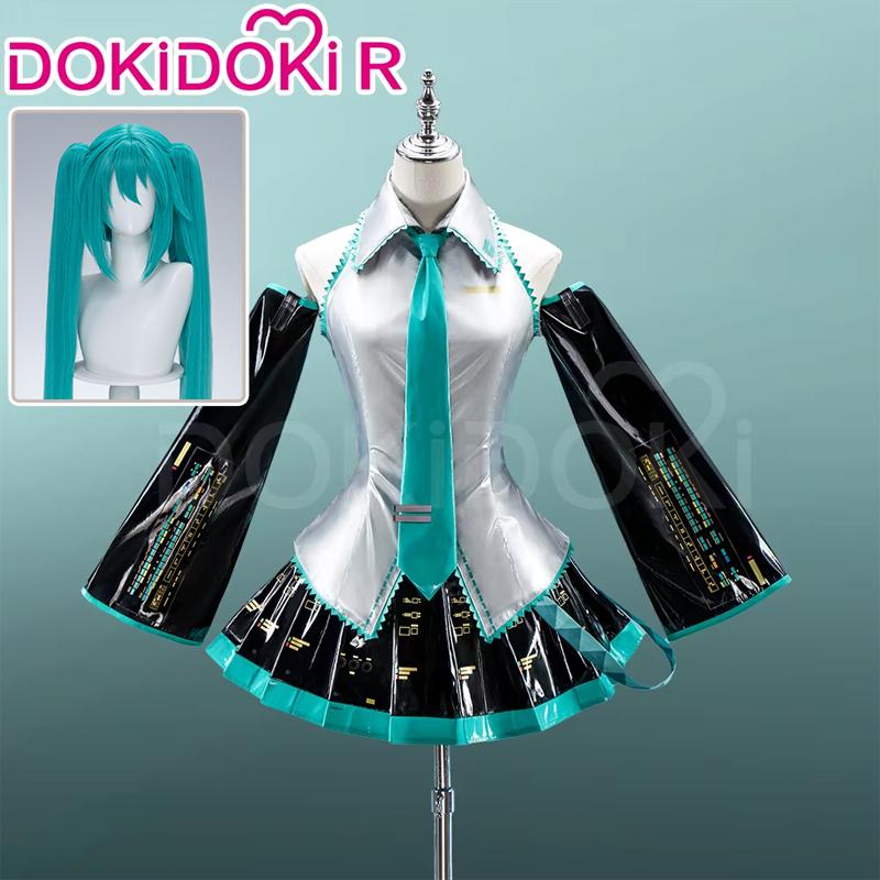 Mikuu Cosplay Tērps DokiDoki-R Mikku Cosplay