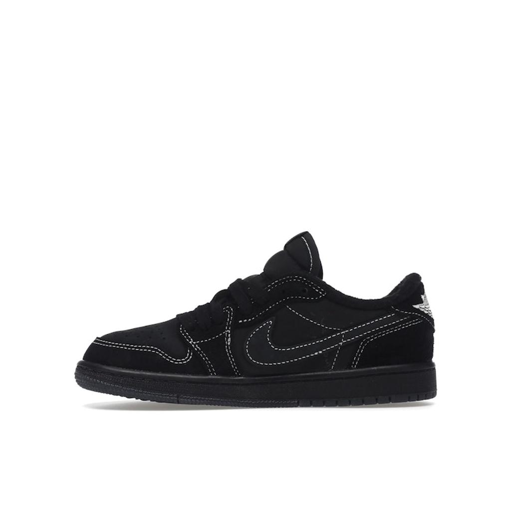 Dětské tenisky Travis Scott x Air Jordan 1 Retro Low OG SP PS Black Phantom University-Red DO5442-001