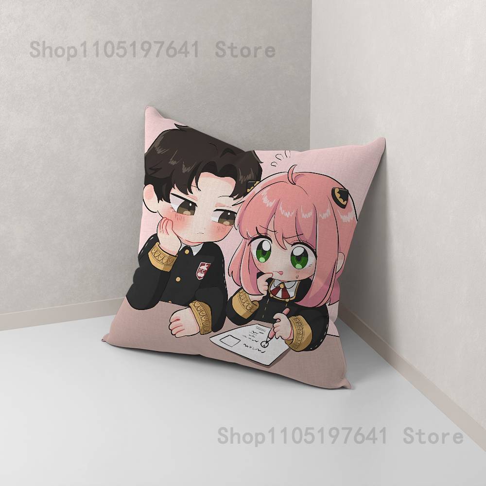 S-Семья Шпионов X Bond Yor A-Аня Универсальная Наволочка с Принтом Декор и Защита для Дивана, Автомобиля, Офиса 12x12Inch