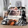 Dexter Flannel Blanket Soft Warm All-Season Throw, Design for Camping, Car Travel, Hiking Sofa, Bed, Office Perfect Gift for Parties