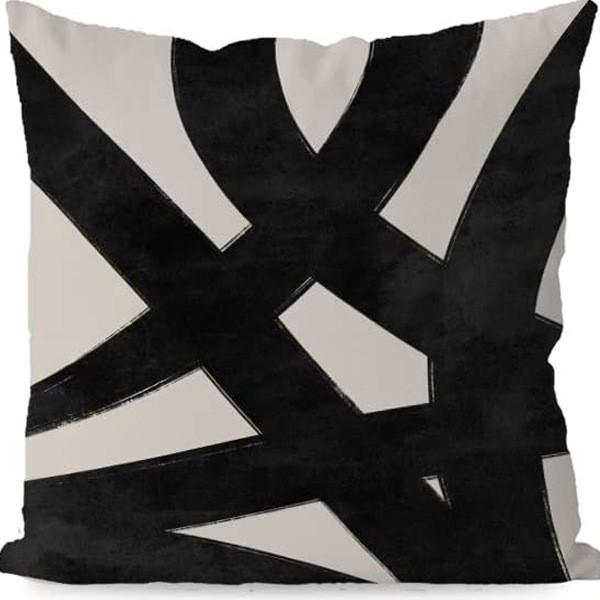 Geometric Linen Abstract Pillow Cover Modern Home Decor For Living Room Office